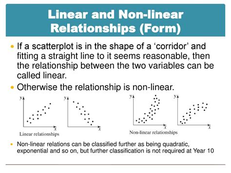 what is non linear relationship between variables