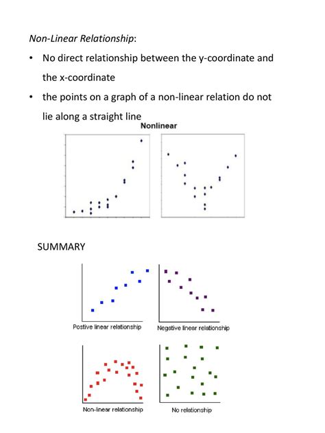 what is non linear relationship in research