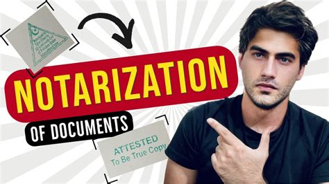 what is notarized document in pakistan