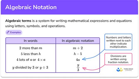 what is notation system in mathematics