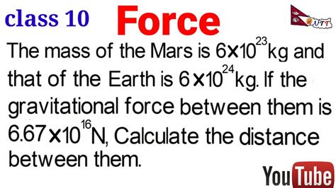 what is numerical formula for force