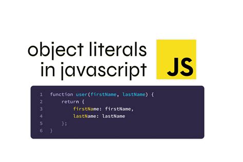 what is object literal in javascript