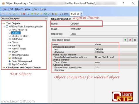what is object repository in uft