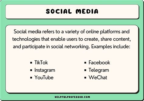 what is of in social media examples