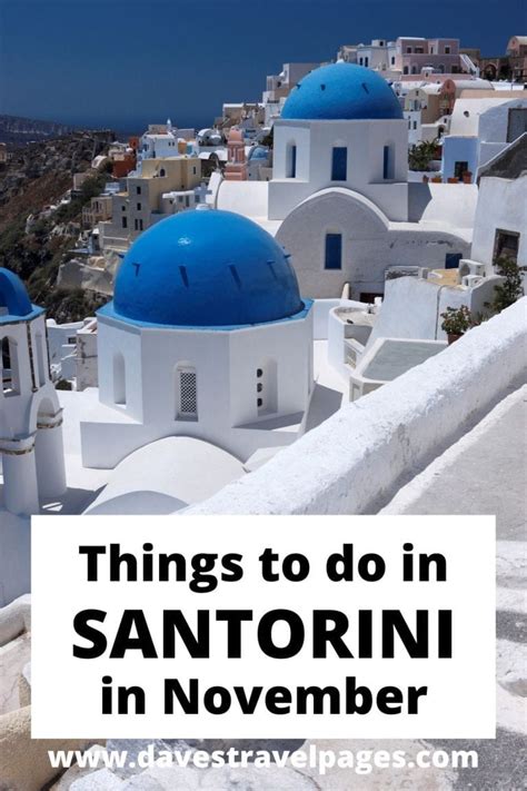 what is open in santorini in november