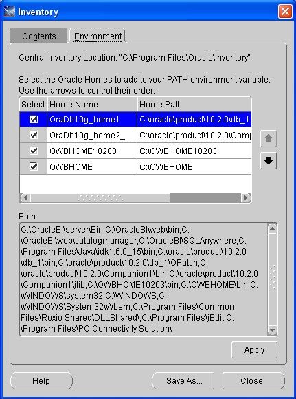 what is oracle home directory