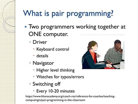 what is pair programming in computer science