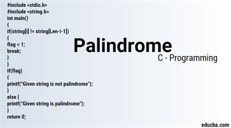 what is palindrome in programming