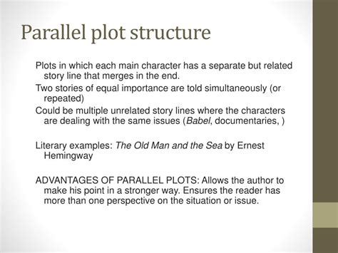 what is parallel plot structure