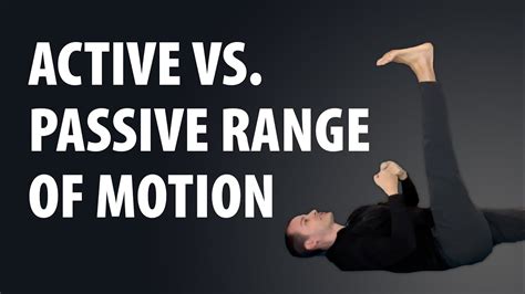 what is passive exercise or movement