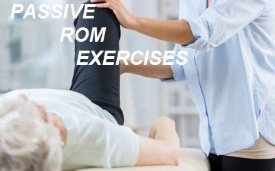 what is passive motion exercise