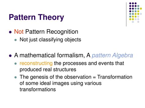 what is pattern theory