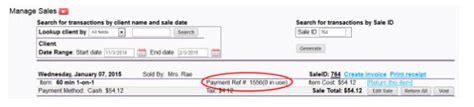 what is payment reference number