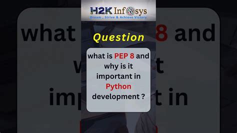 what is pep8 regarding python development