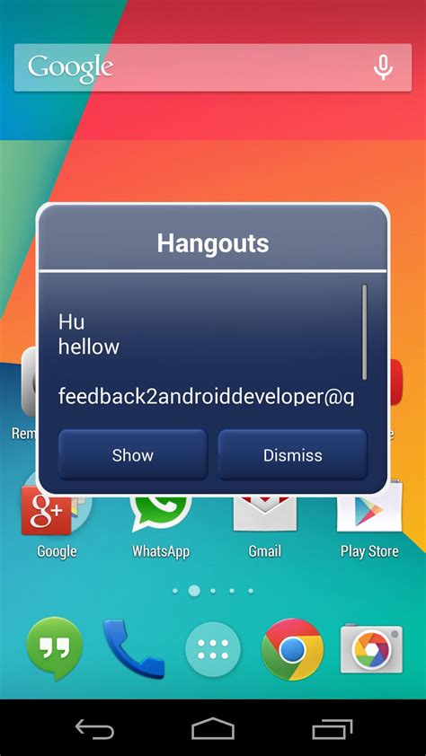 what is pop-up notification android