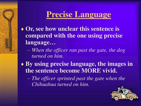 what is precise language in writing