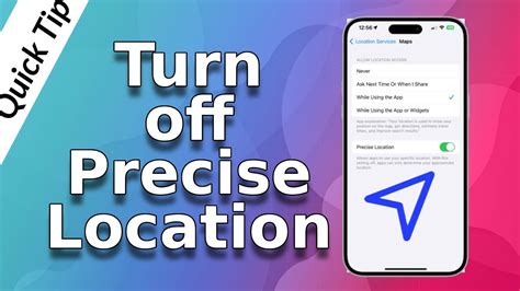what is precise location off