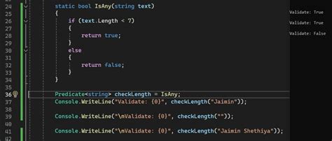 what is predicate delegate in c#