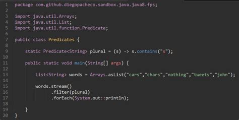 what is predicate in java 8 with example