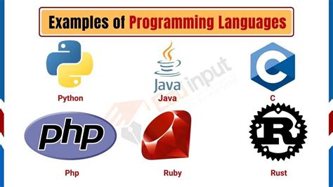 what is programming language give examples