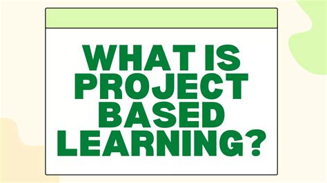 what is project based learning pdf