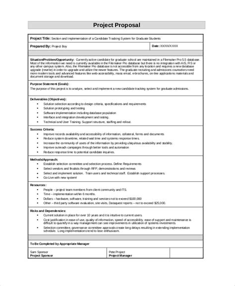 what is project proposal in project management