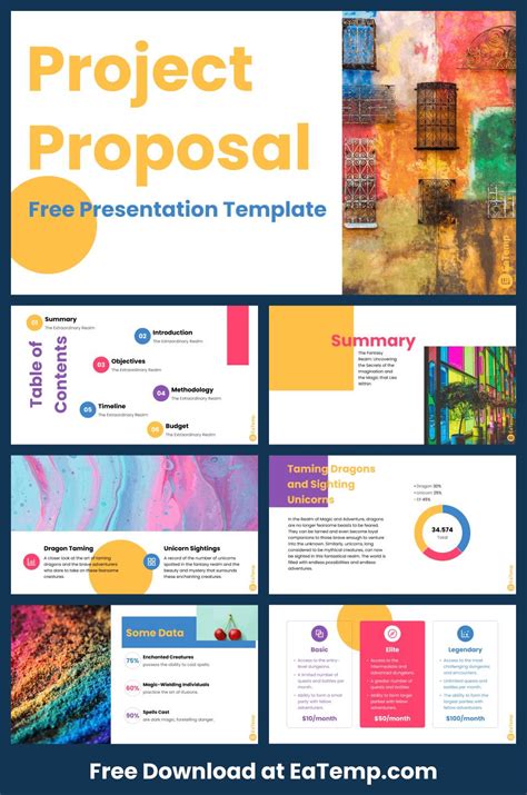 what is project proposal presentation