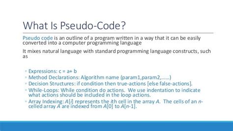 what is pseudo code how it is used as a problem solving tool