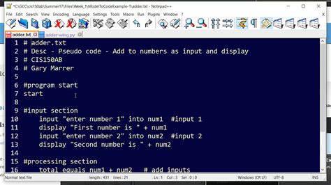 what is pseudocode in python