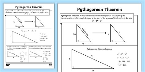 what is pythagorean theorem 8th grade math