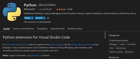 what is python extension