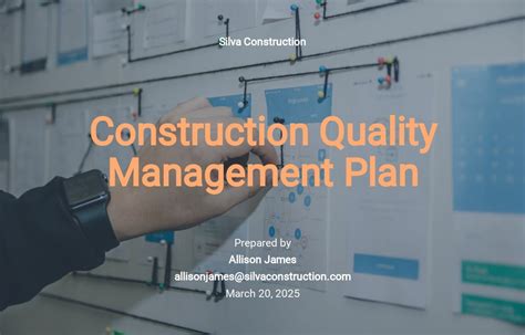 what is quality management plan in construction