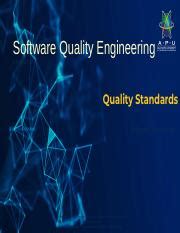 what is quality standards in software engineering