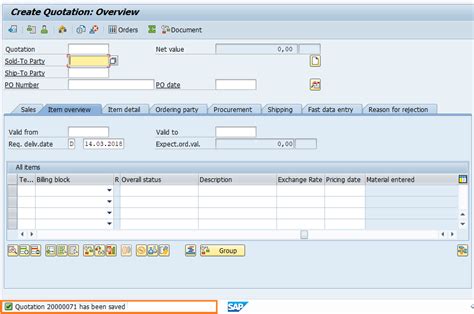 what is quotation in sap sd