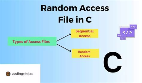 what is random access file in c