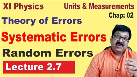 what is random error class 11th