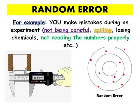 what is random error in chemistry