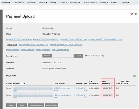 what is recipient reference example
