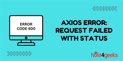 what is request failed with status code 400