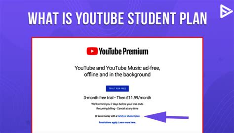 what is required for youtube student plan