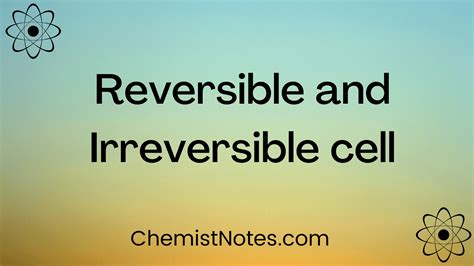 what is reversible cell with example