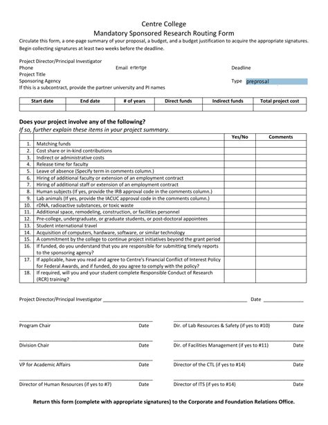 what is routing form in research