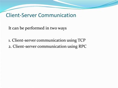 what is rpc client server communication