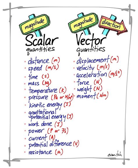 what is scalar and vector quantity examples
