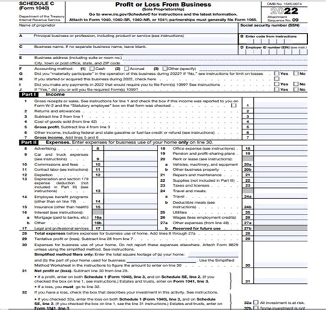 what is schedule c income examples