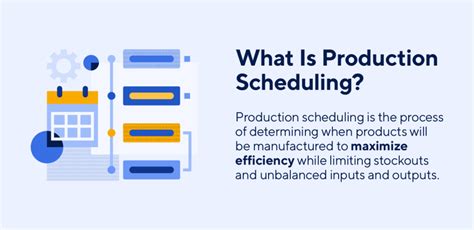 what is scheduling in production and operations management