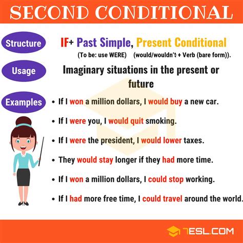 what is second conditional sentences with examples