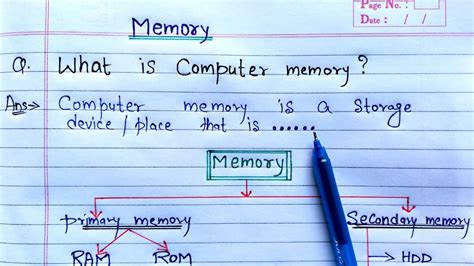 what is secondary memory in computer short answer