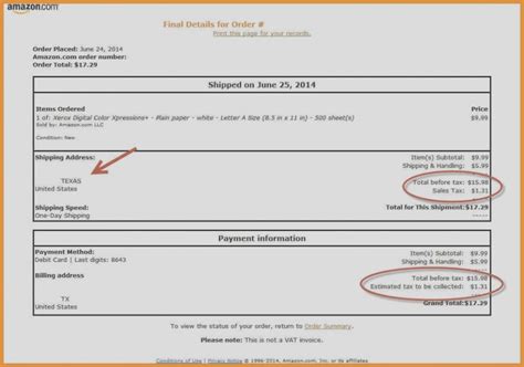 what is serial number in amazon invoice pdf