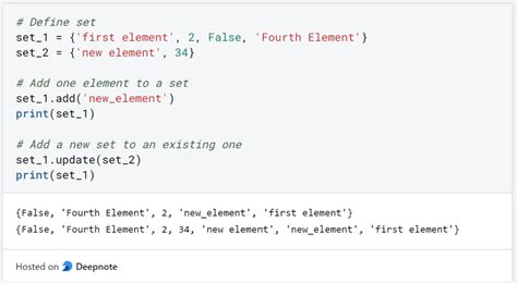what is set in python with example